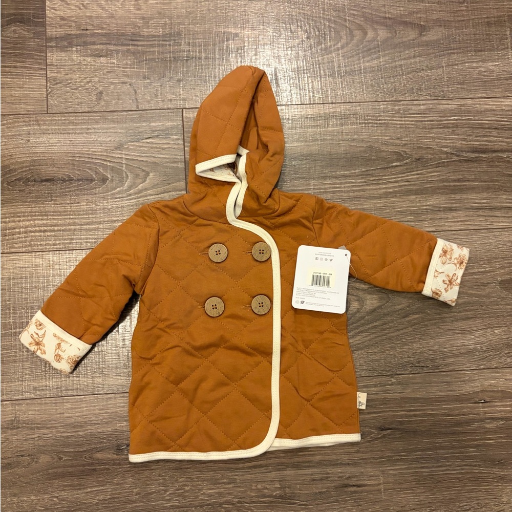 NWT Kids Brown Hooded Jacket